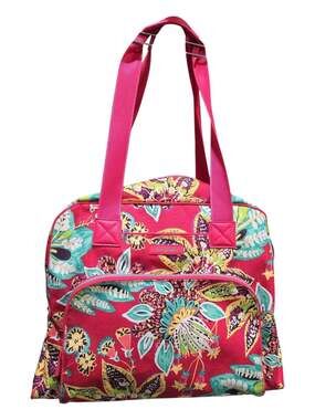 Vera Bradley Go Anywhere Carry On Travel Gym Bag in Rumba Floral